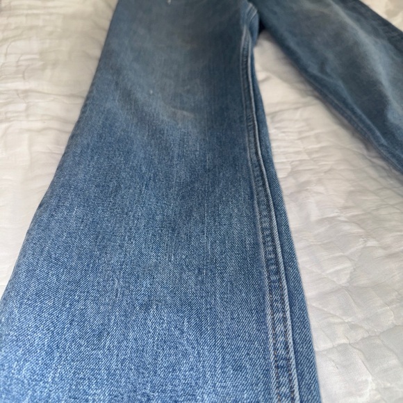 Abercrombie and Fitch Curve Love 90s Ultra High Rise Straight Jeans Waist 25 0s - Picture 9 of 16